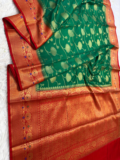 Dupion Silk Premium Banarasi Saree