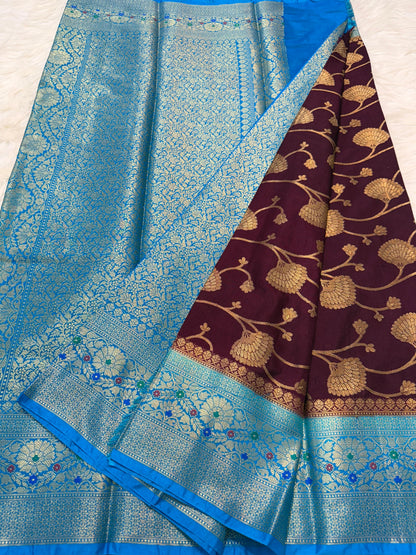 Dupion Silk Premium Banarasi Saree