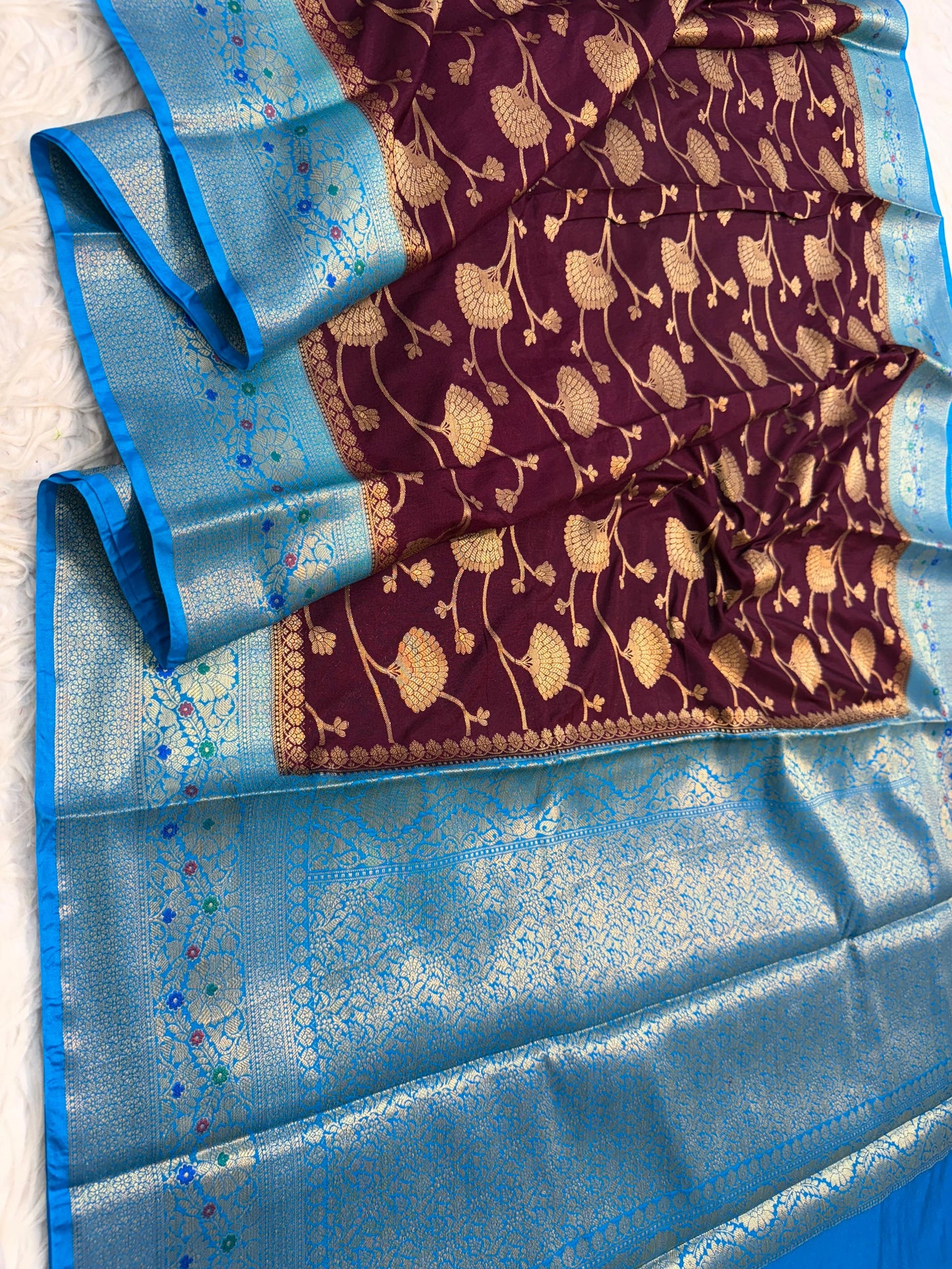 Dupion Silk Premium Banarasi Saree