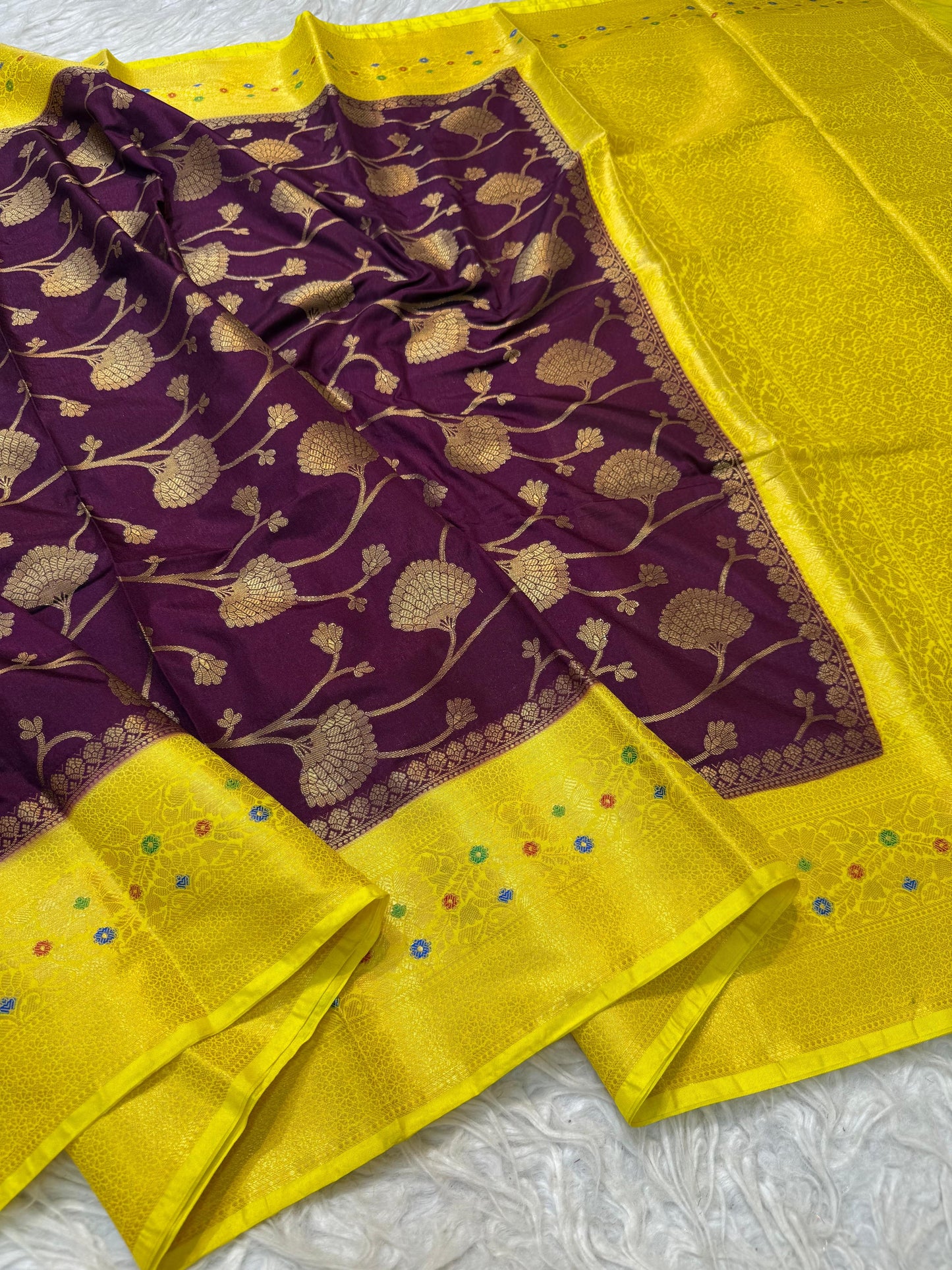 Dupion Silk Premium Banarasi Saree
