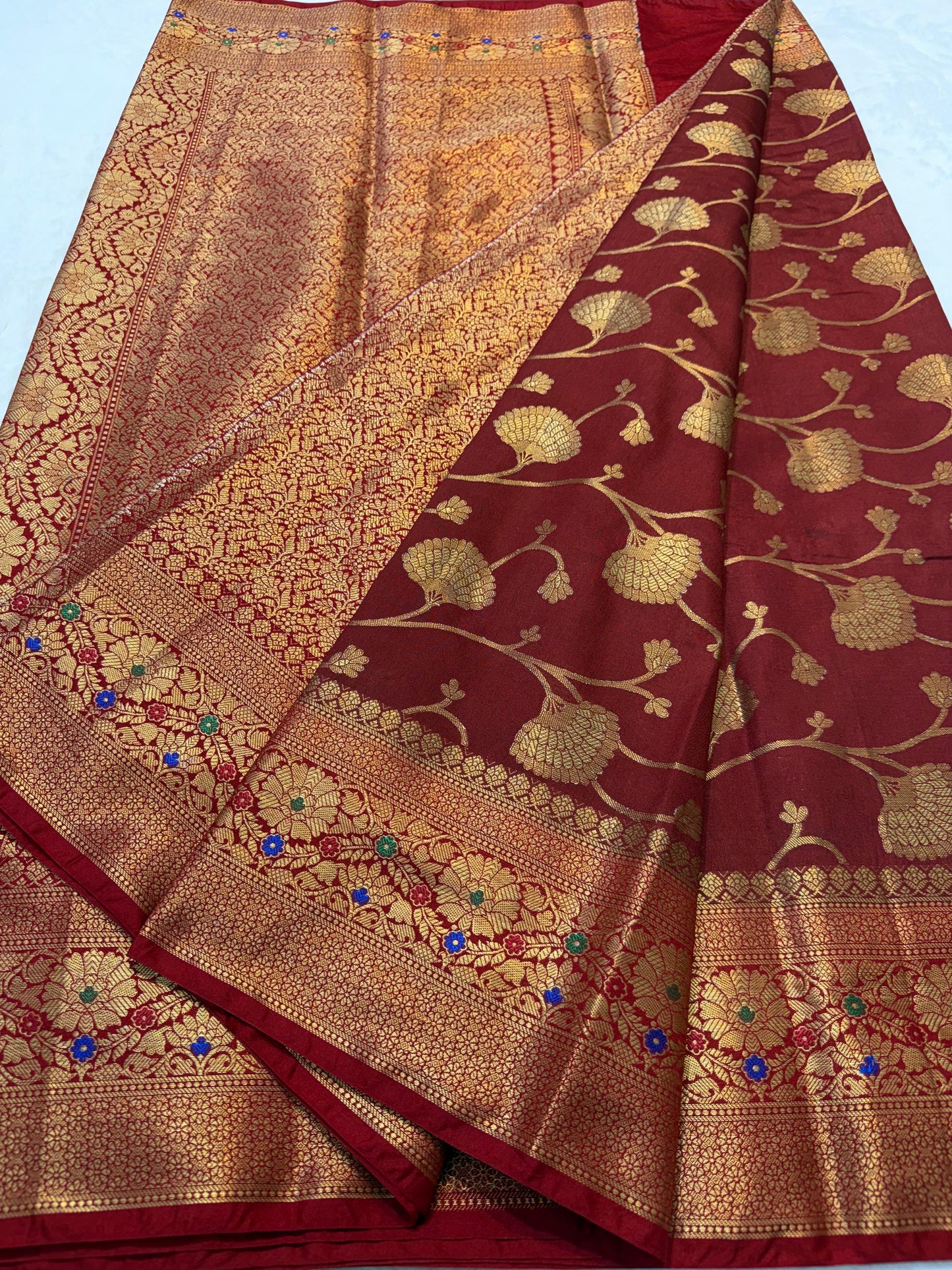Dupion Silk Premium Banarasi Saree