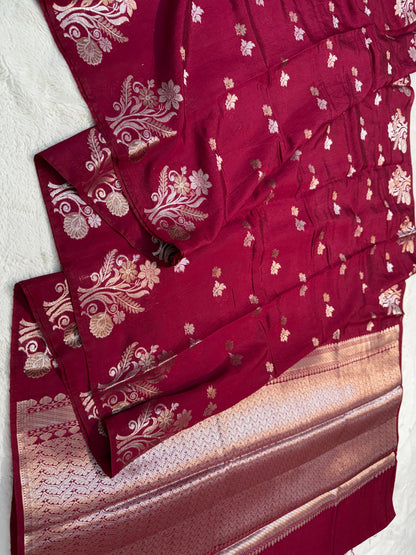 Maharani Raw Mango Premium Banarasi Saree