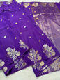 Blue Raw Mango Premium Banarasi Saree
