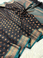 Black Soft Silk Banarasi Saree