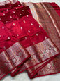 Maharani Shade Raw Mango Premium Banarasi Saree