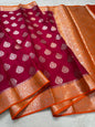 Maharani Semi Katan Premium Banarasi Saree