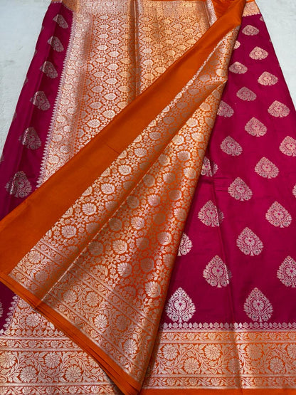 Maharani Semi Katan Premium Banarasi Saree