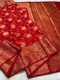 Dupion Silk Premium Banarasi Saree