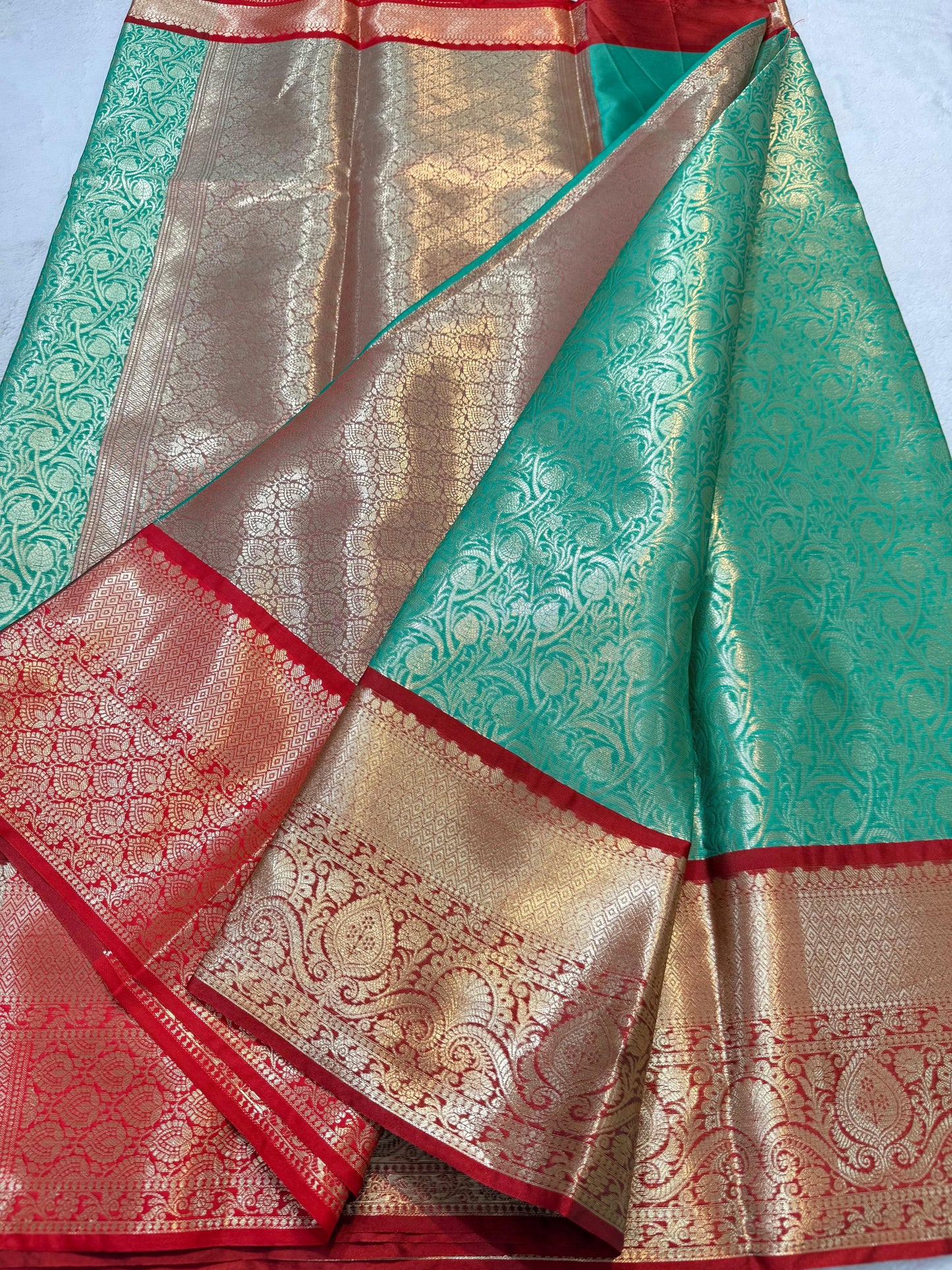 Green Kanchi Silk Premium Banarasi Saree