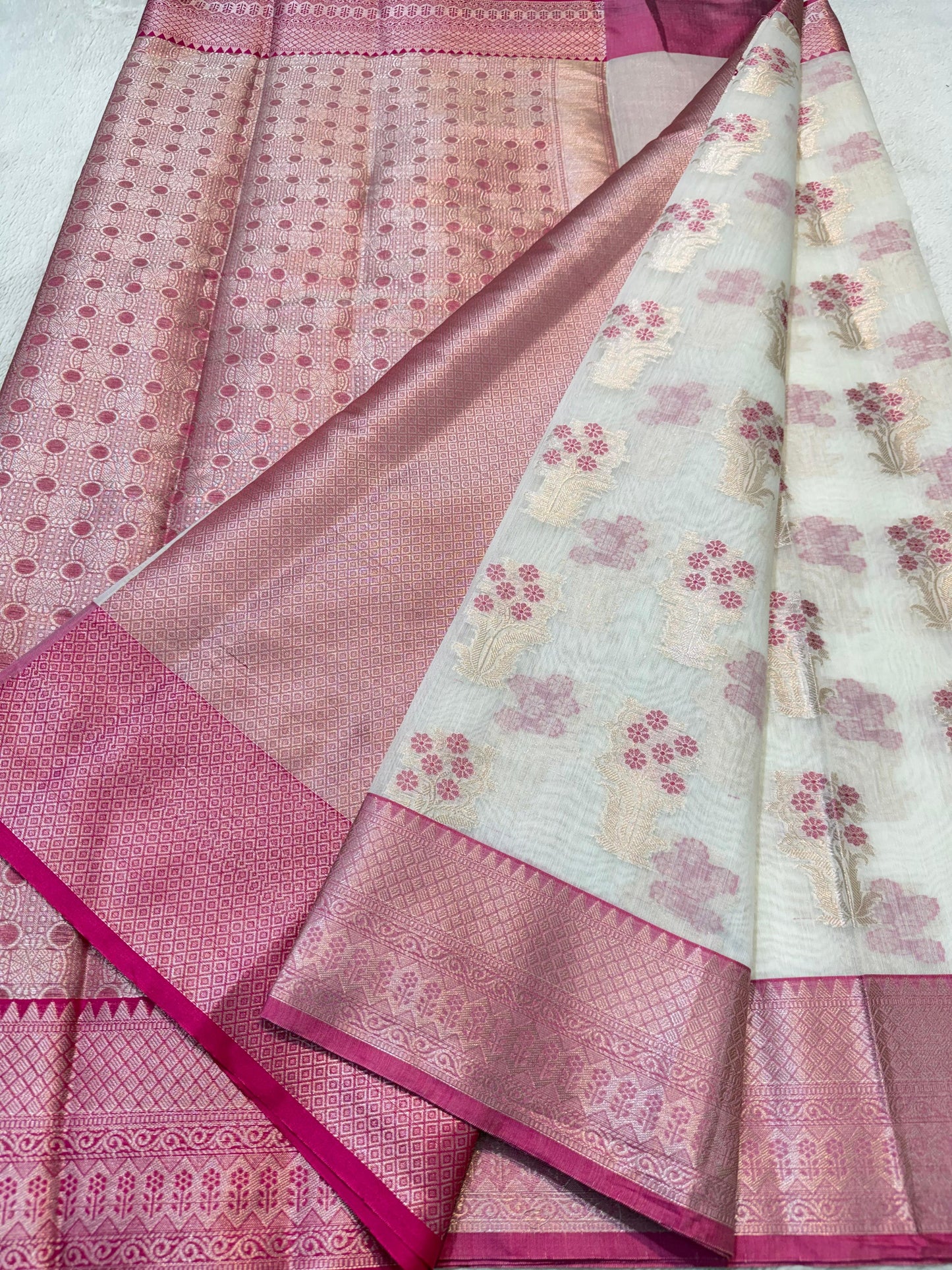 Cotton Silk Mina Premium Banarasi Saree