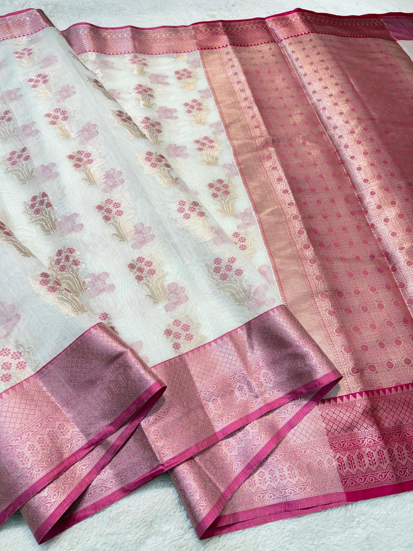 Cotton Silk Mina Premium Banarasi Saree