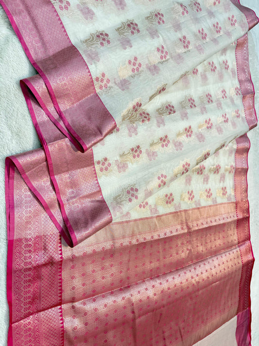 Cotton Silk Mina Premium Banarasi Saree