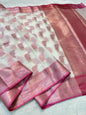 Maharani Cotton Silk Mina Premium Banarasi Saree