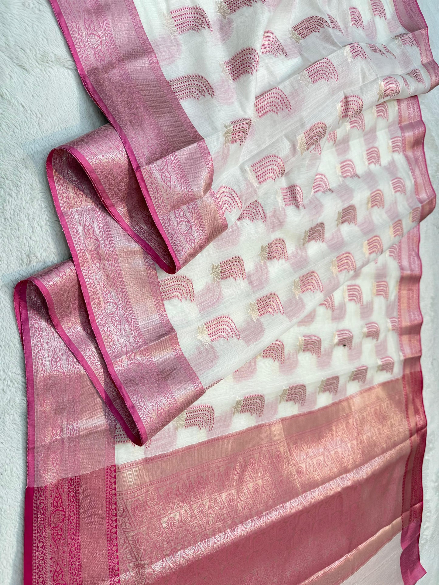 Maharani Cotton Silk Mina Premium Banarasi Saree