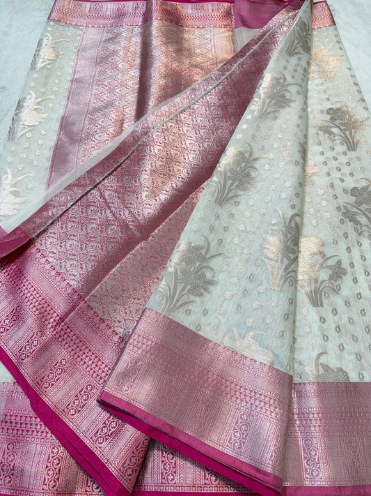 Maharani Cotton Silk Premium Banarasi Saree
