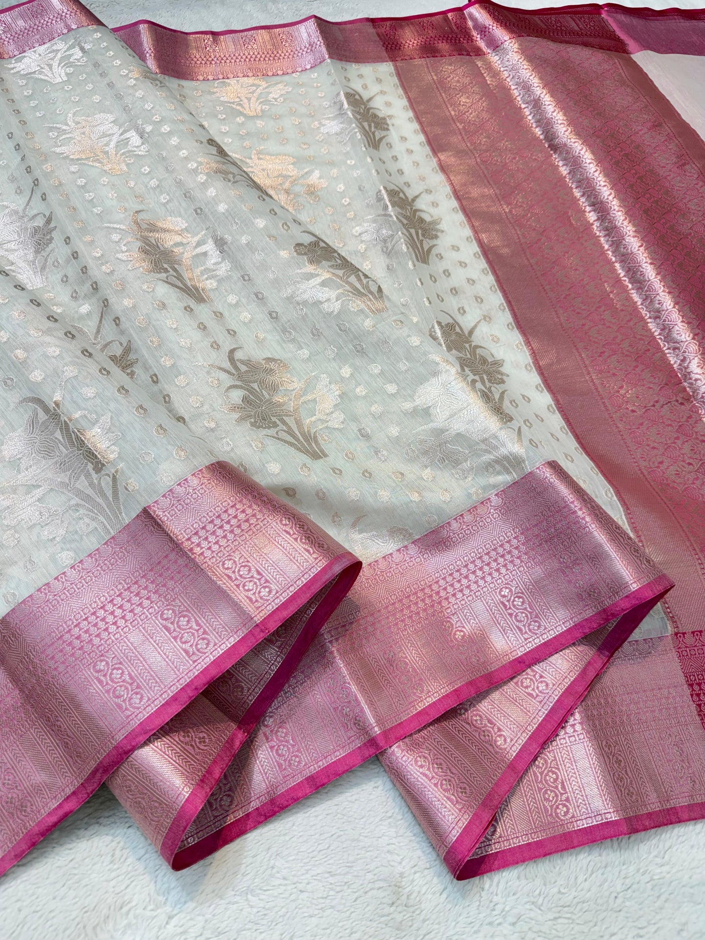 Maharani Cotton Silk Premium Banarasi Saree