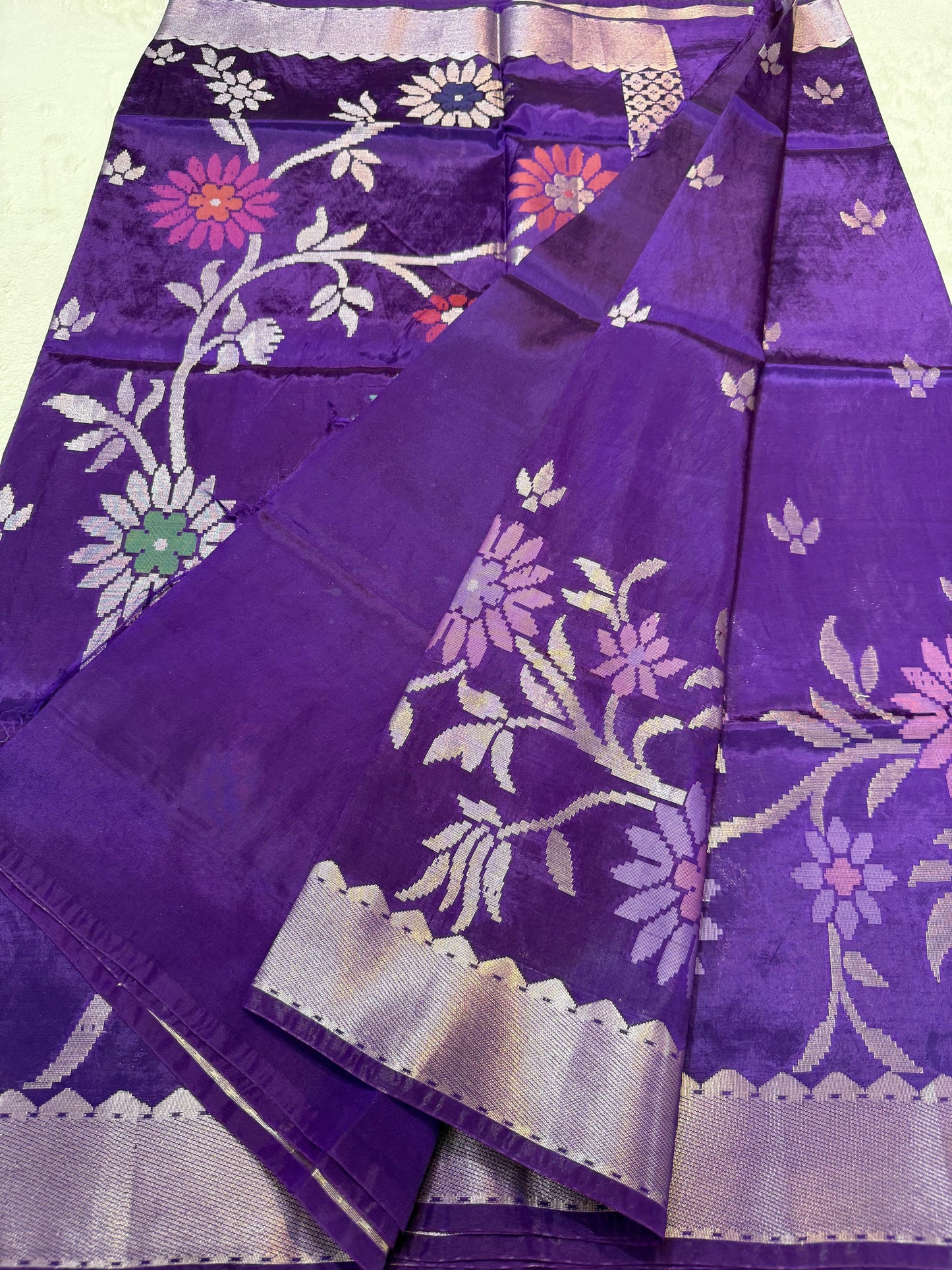 Blue Viscose Silk Premium Banarasi Saree