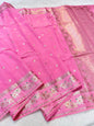Pink Viscose Silk Premium Banarasi Saree