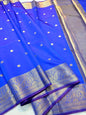 Blue Soft Silk Banarasi Saree