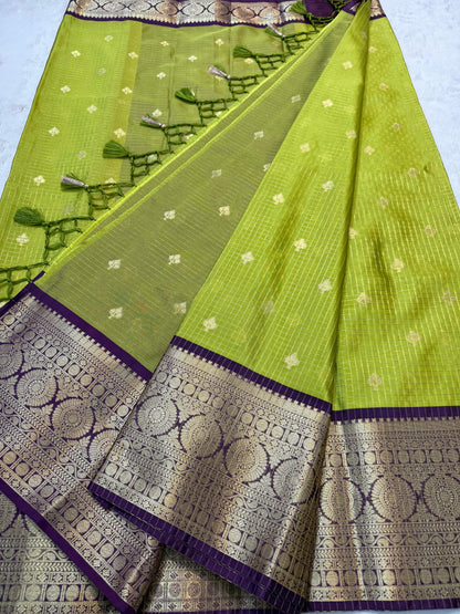 Green Soft Silk Premium Banarasi Saree