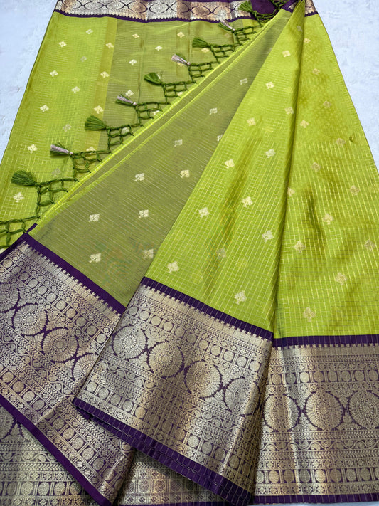 Green Soft Silk Premium Banarasi Saree