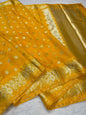 Gold Cotton Kota Premium Banarasi Saree