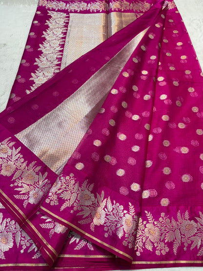 Maharani Cotton Kota Premium Banarasi Saree
