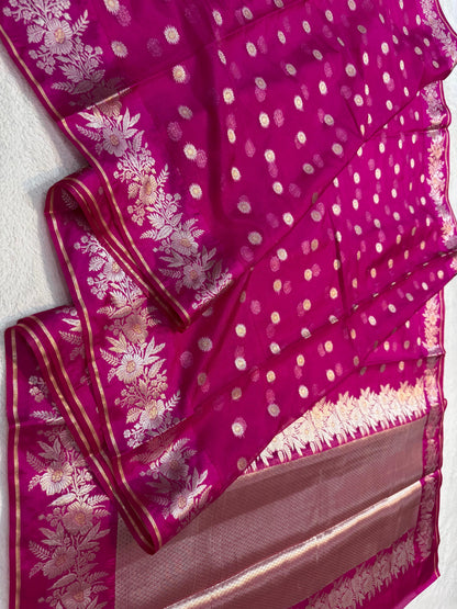 Maharani Cotton Kota Premium Banarasi Saree