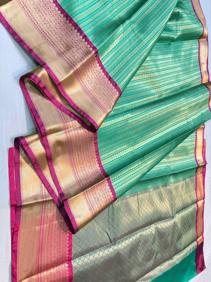 Green Kanchi Silk Premium Banarasi Saree