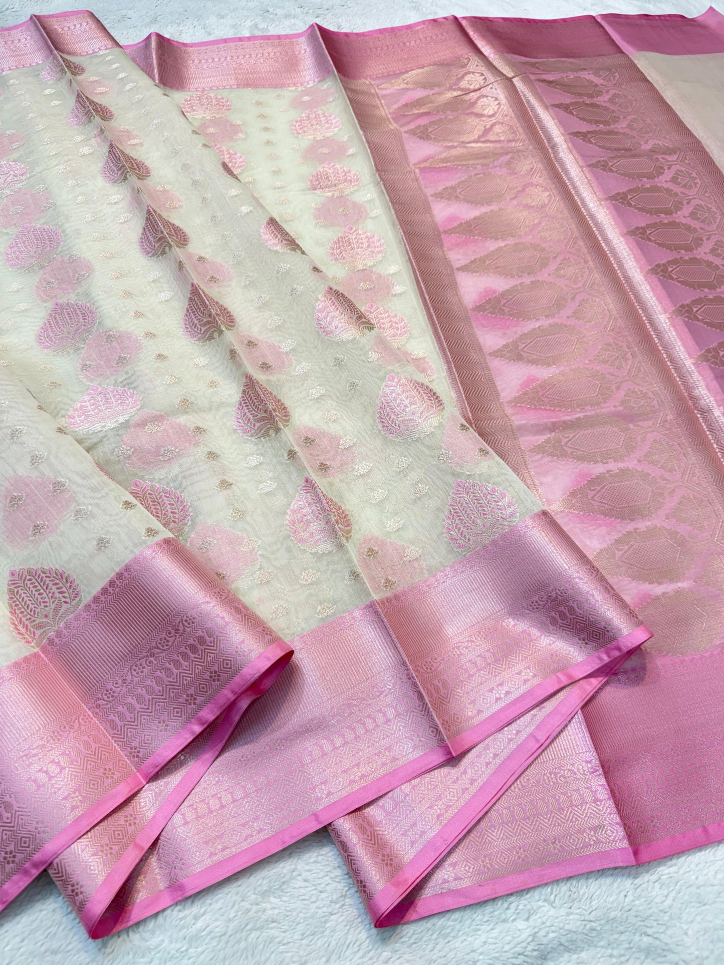 Cotton Silk Premium Banarasi Saree