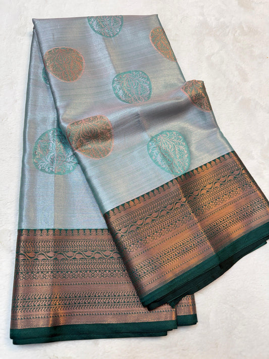 Kanchi Silk Zari Brocade Banarasi Saree