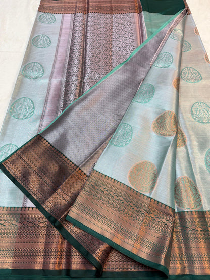 Kanchi Silk Zari Brocade Banarasi Saree