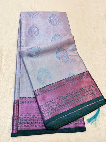 Kanchi Silk Zari Brocade Banarasi Saree