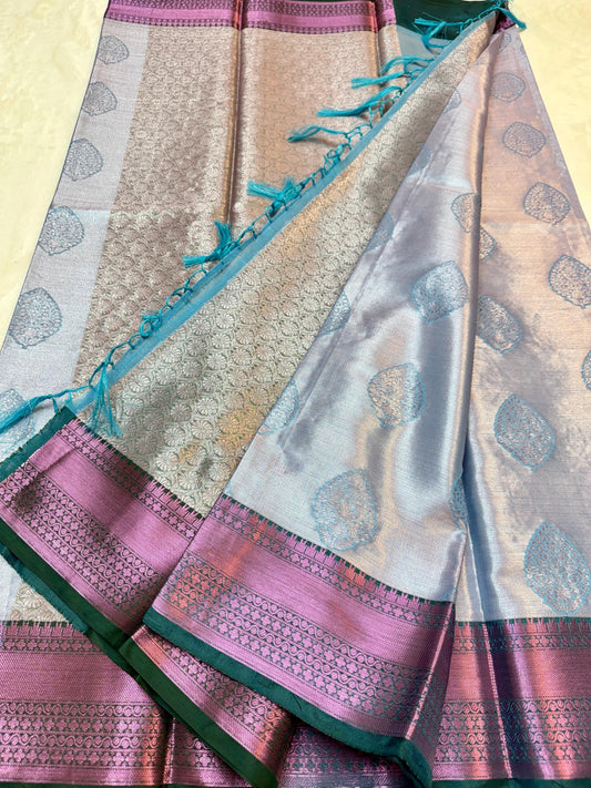 Kanchi Silk Zari Brocade Banarasi Saree