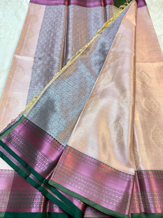 Kanchi Silk Zari Brocade Banarasi Saree