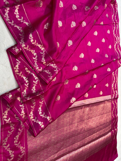 Rani Warm Silk Premium Banarasi Saree
