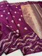 Magenta Warm Silk Premium Banarasi Saree