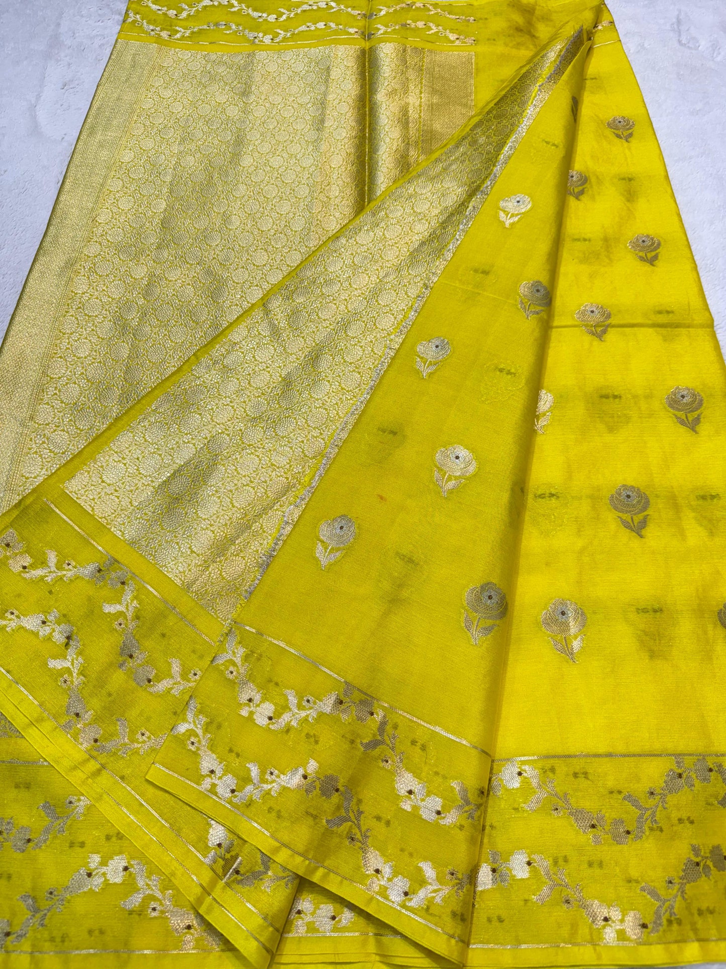 Gold Warm Silk Premium Banarasi Saree