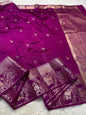 Magenta Soft Silk Premium Banarasi Saree