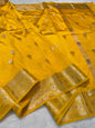 Gold Soft Silk Premium Banarasi Saree