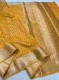 Gold Shade Georgette Silk Premium Banarasi Saree