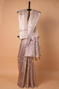 Beige Shade Tissue Kota Designer Embroidery Premium Banarasi Saree