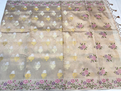 Tissue Designer Embroidery Premium Banarasi