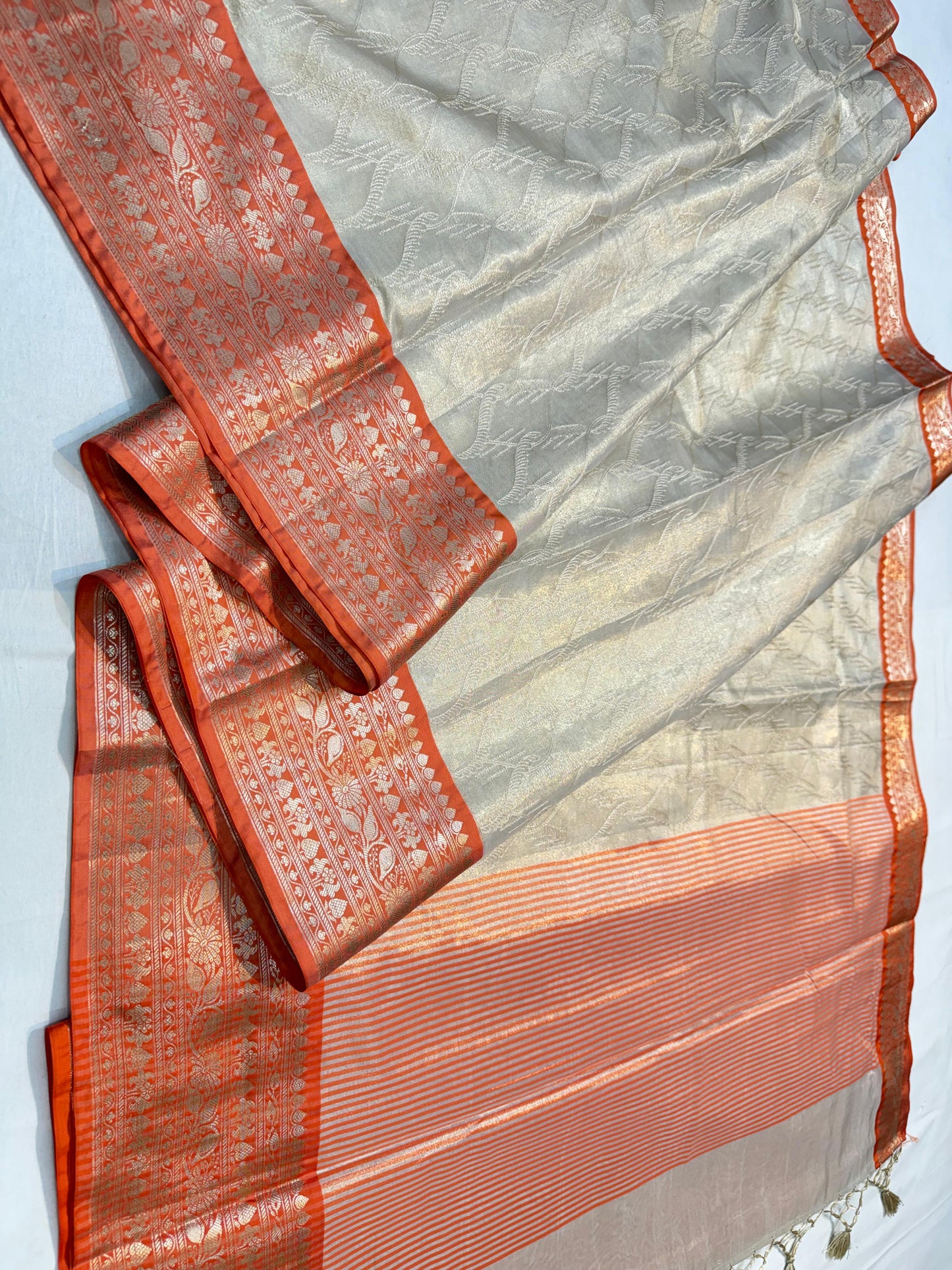 Tissue Designer Embroidery Premium Banarasi