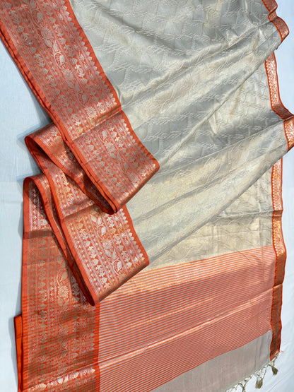 Tissue Designer Embroidery Premium Banarasi
