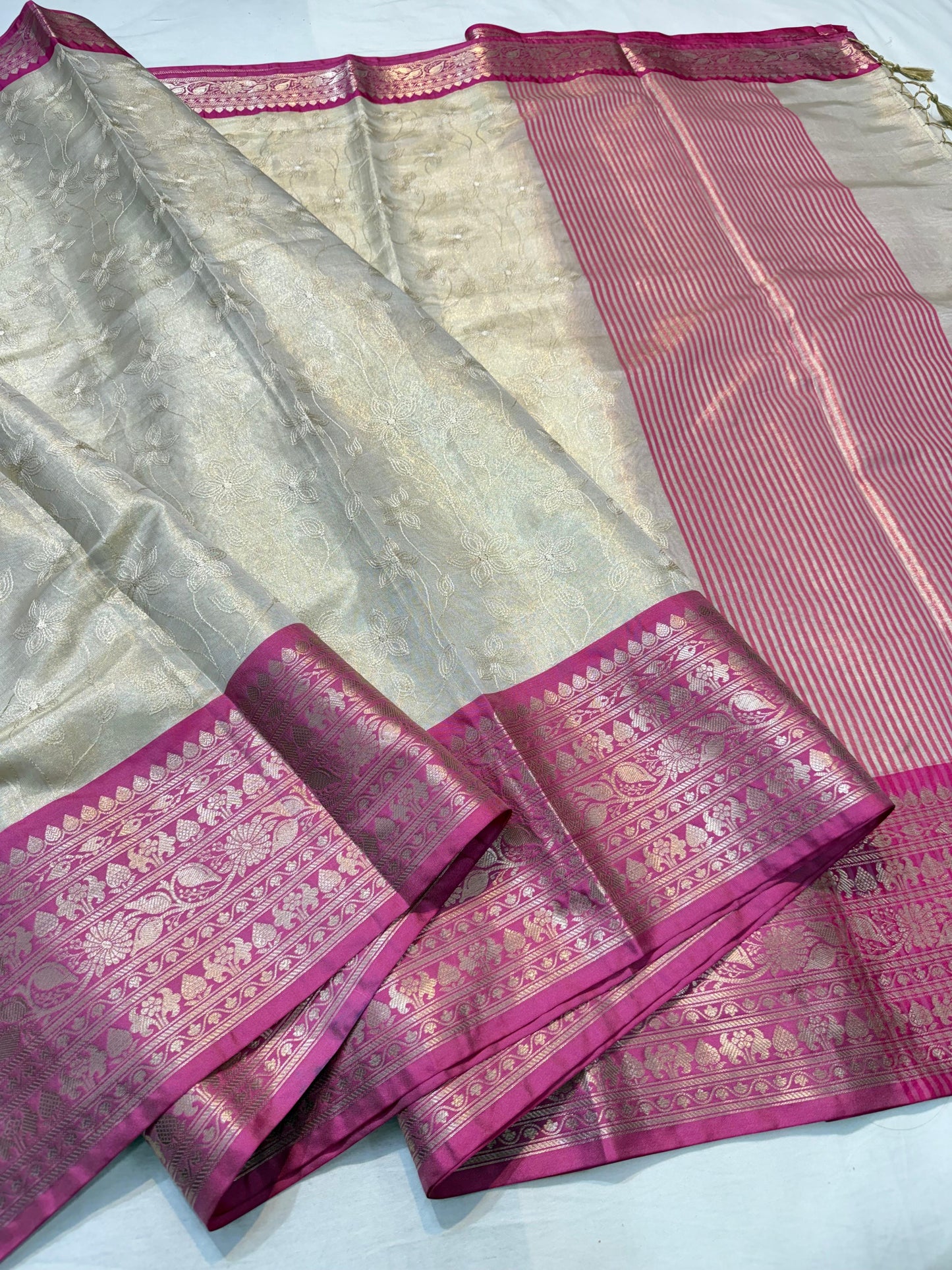 Tissue Designer Embroidery Premium Banarasi