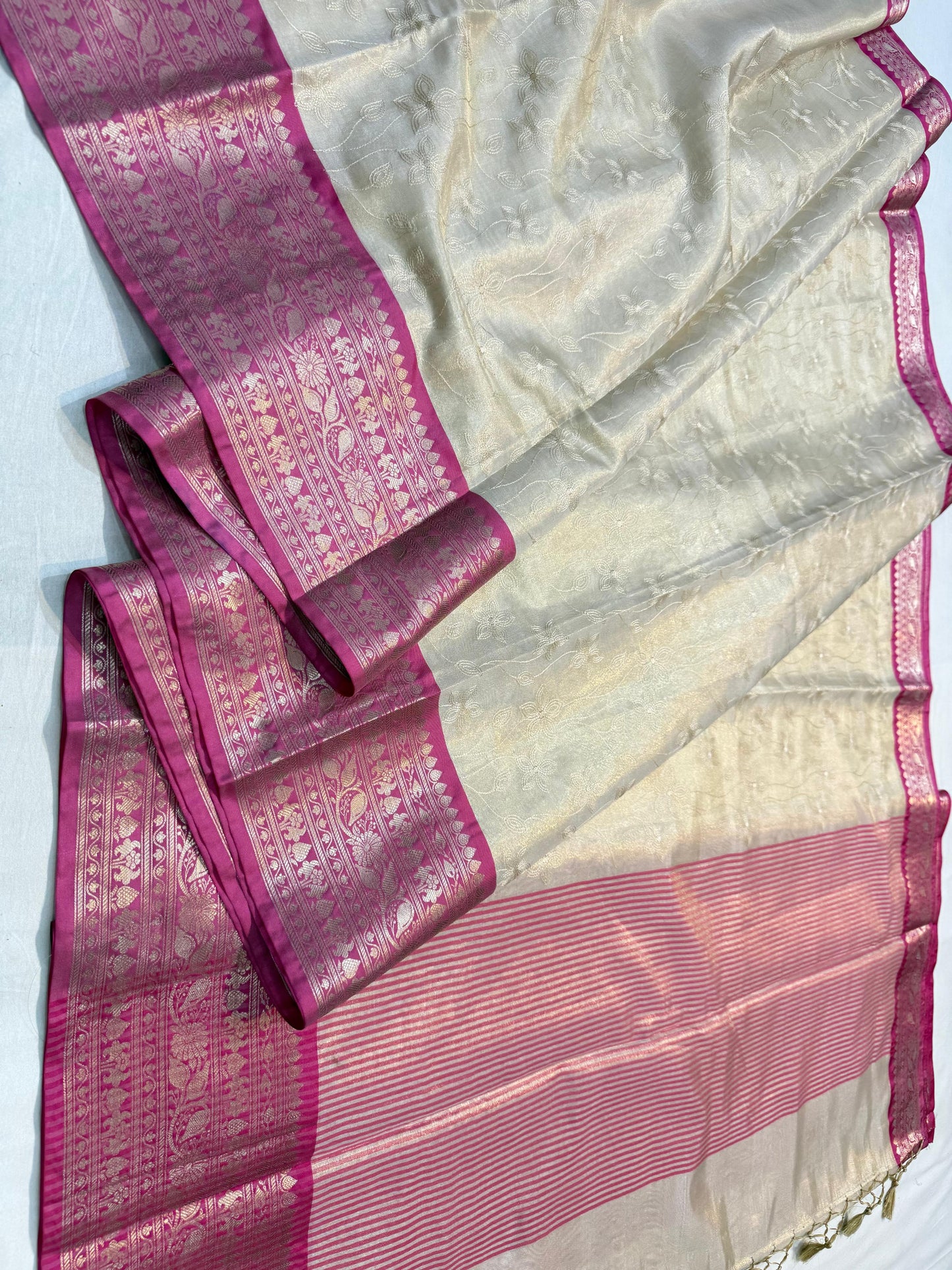 Tissue Designer Embroidery Premium Banarasi