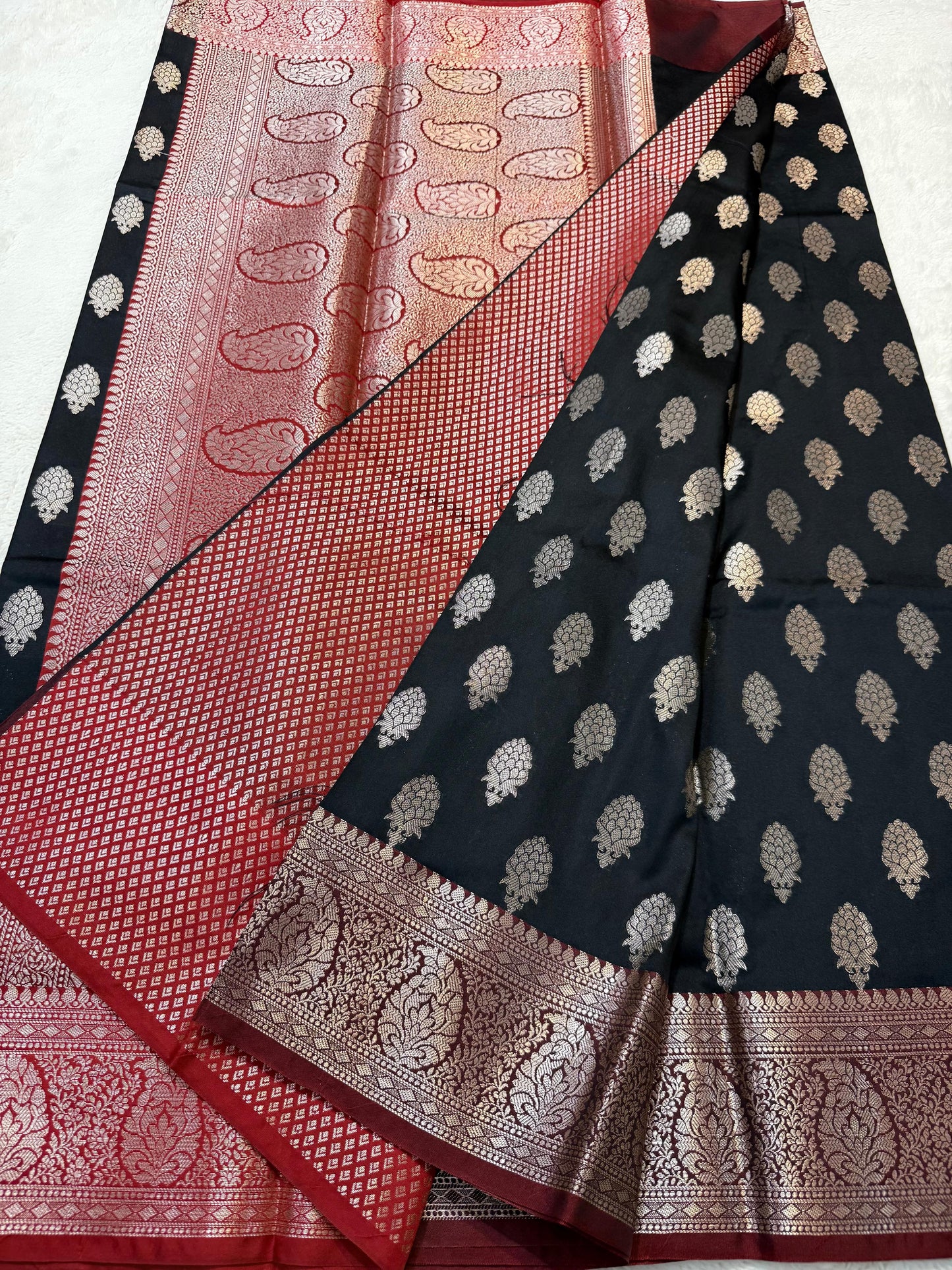 Black Soft Silk Premium Banarasi Saree