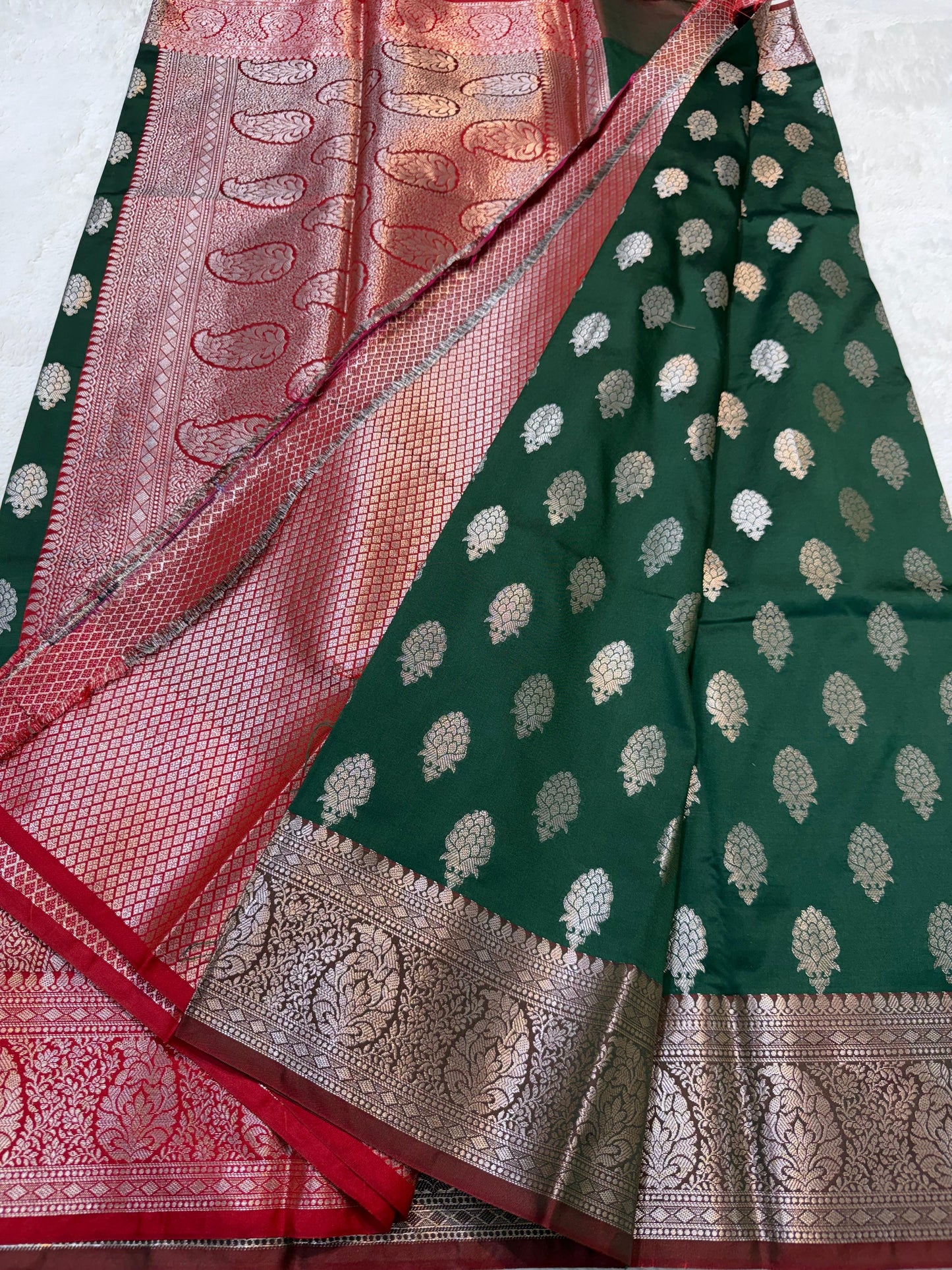Green Soft Silk Premium Banarasi Saree