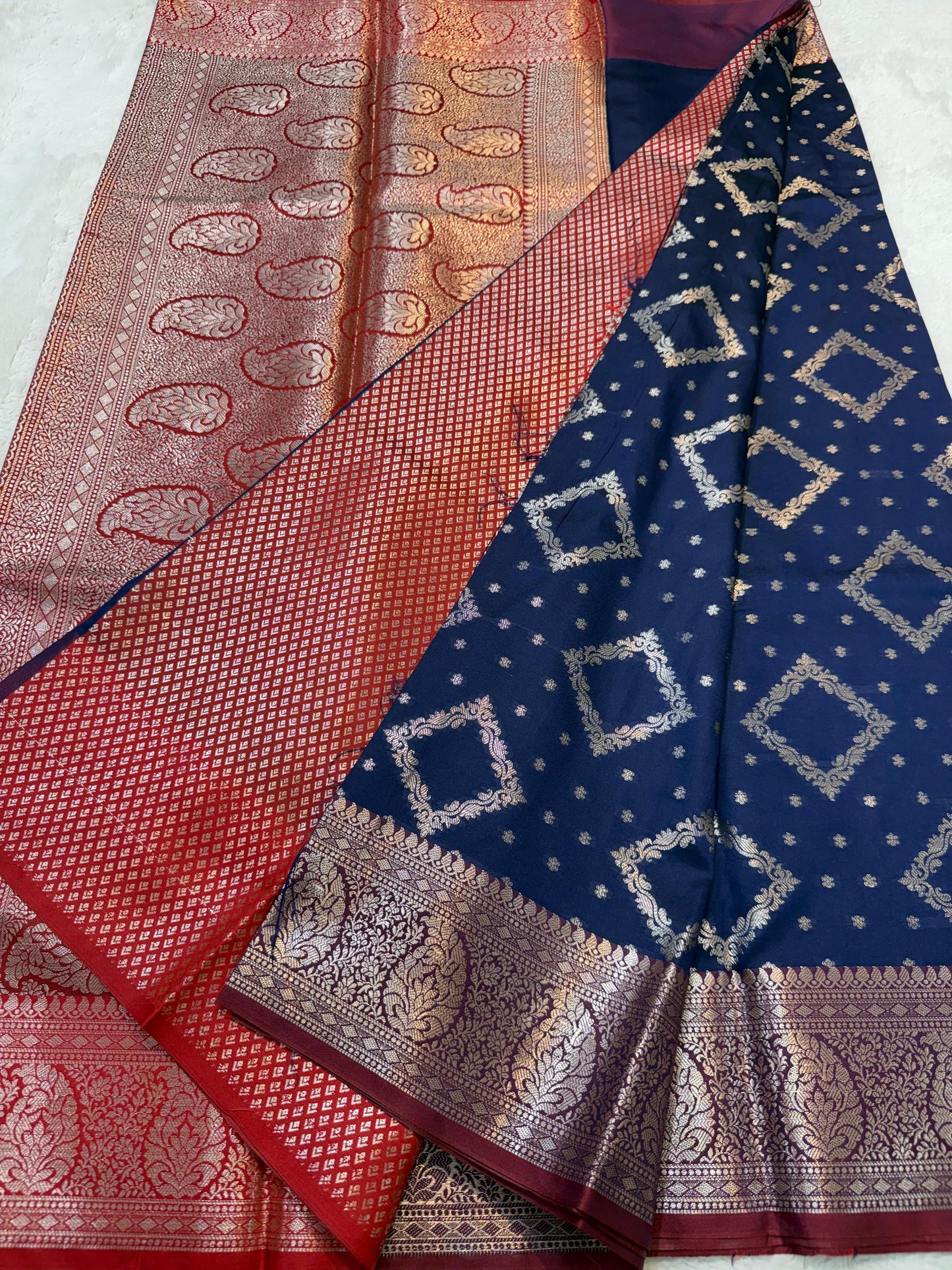 Blue Soft Silk Premium Banarasi Saree